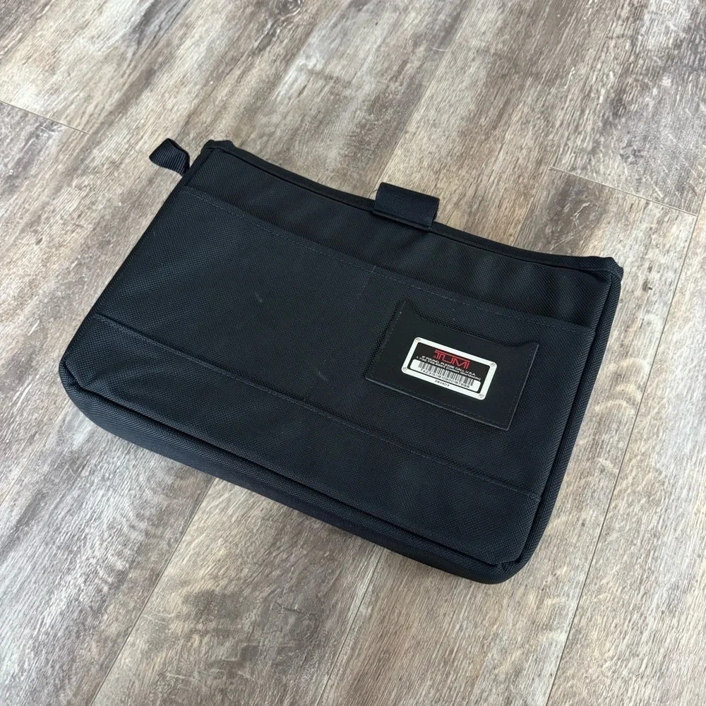 TUMI Black Travel Accessory 280SD3 ballistic nylon padded laptop sleeve